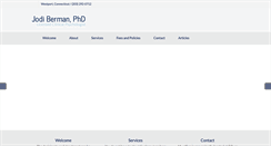 Desktop Screenshot of jodibermanphd.com